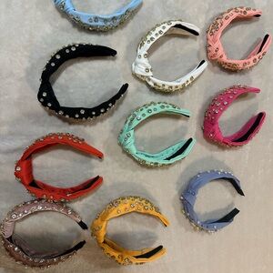 Colorful Rhinestone Embellished Headbands